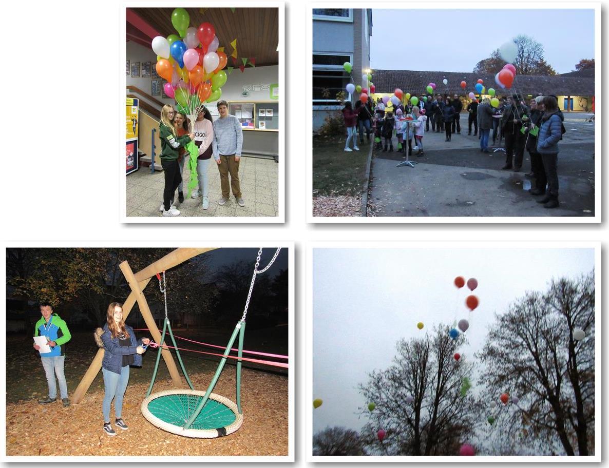 2018 11 09 Einweihung Nestschaukel Collage