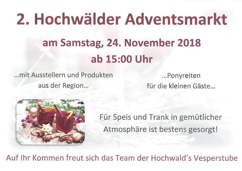 2018 11 19 HP Irlandklasse Flyer Adventsmarkt Hochwald 2018