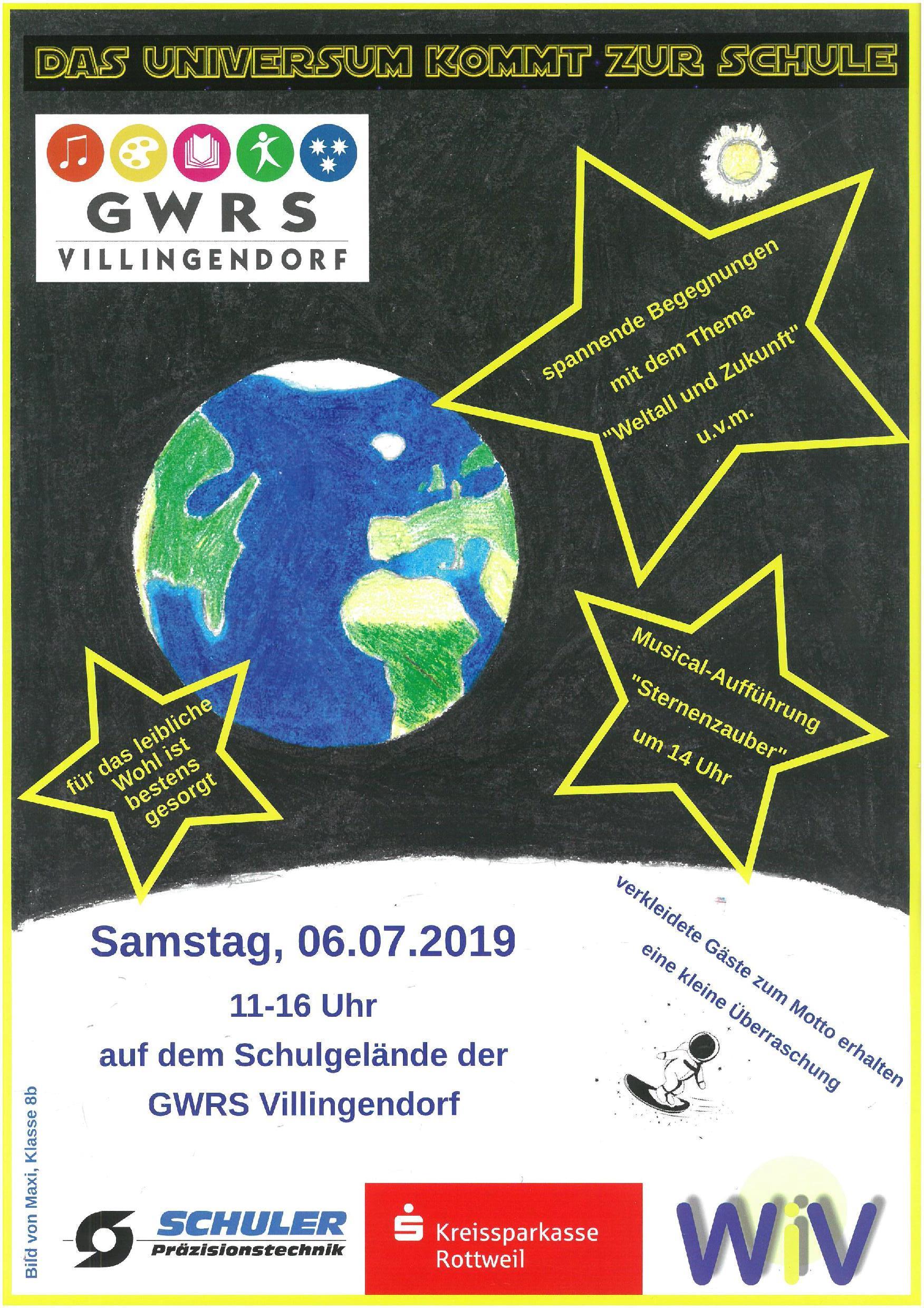 2019 06 03 Plakat Schulfest Universum copy