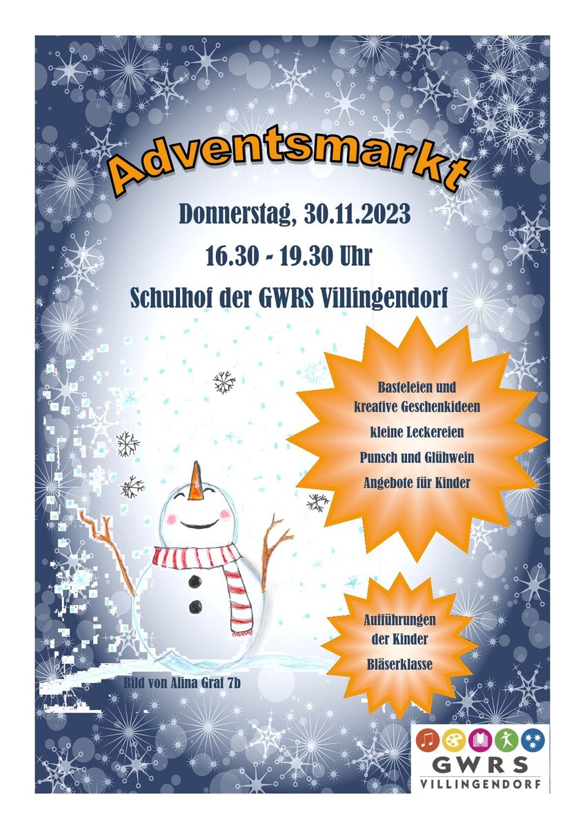 Plakat Adventsmarkt