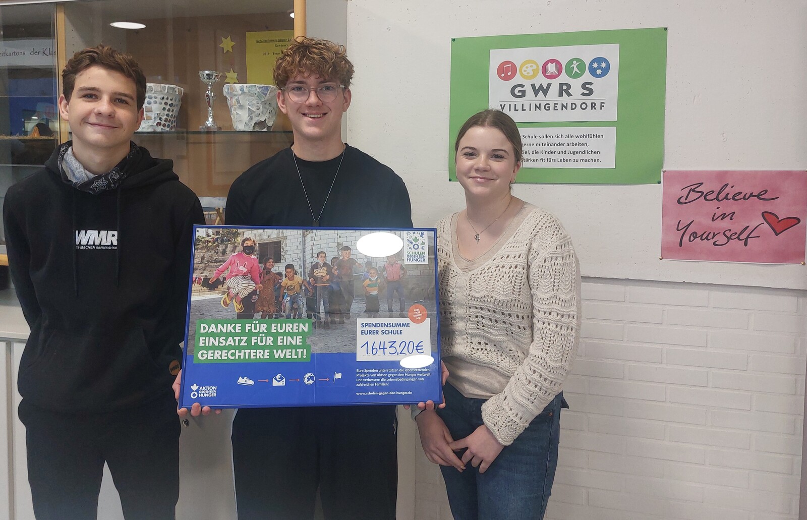 Zehntklässler machen sich stark für eine Welt ohne Hunger