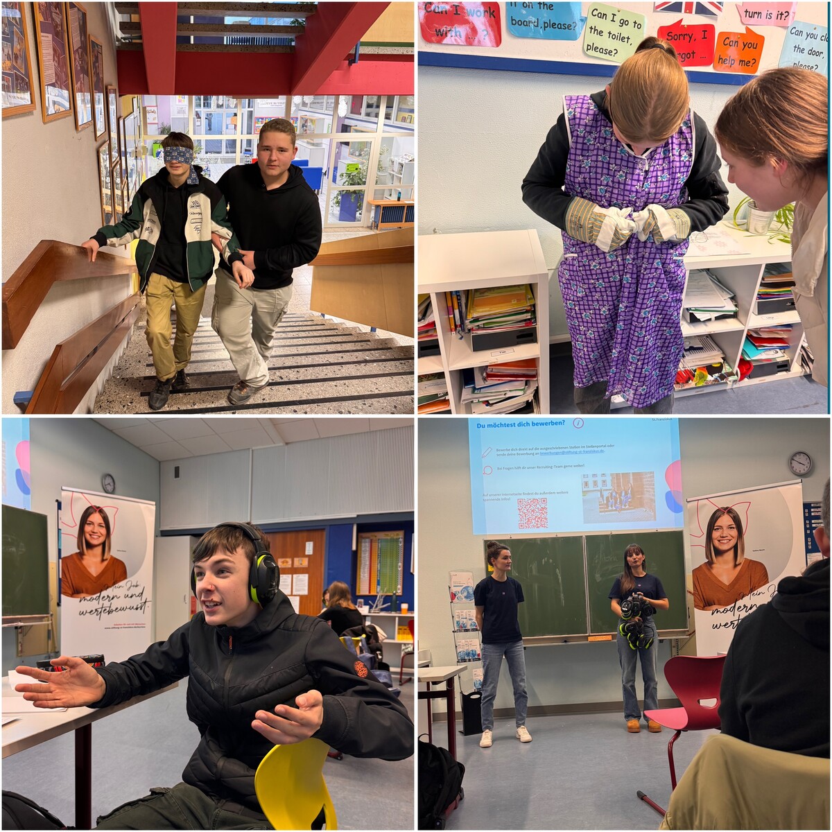 Berufsorientierung in Klassenstufe 8 an der GWRS in Villingendorf: Verschiedene Ausbildungsbotschafter stellen sich vor