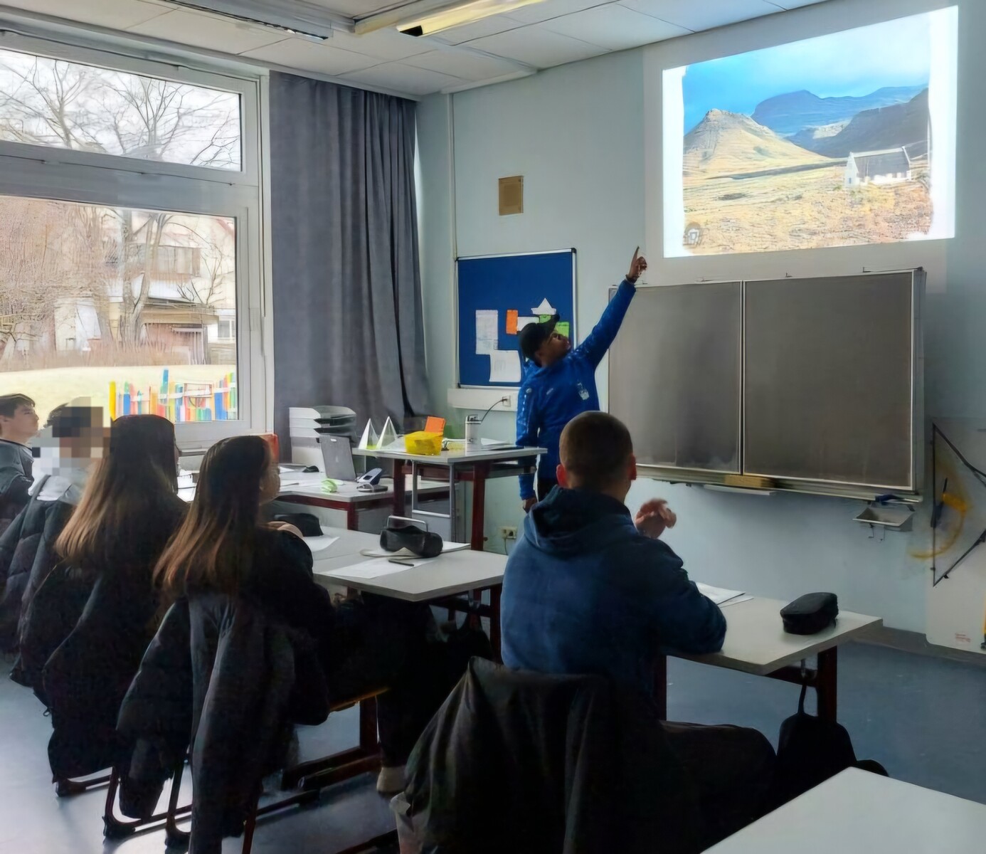 Südafrikanischer Rugby-Spieler zu Gast in Klasse 10