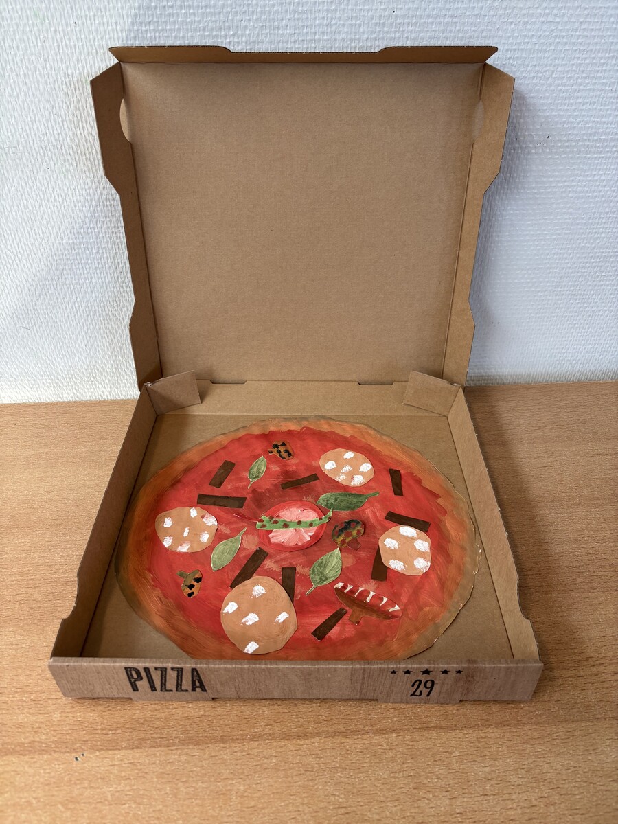 Kunst trifft Kulinarik – Lieblingspizzen der Klassen 6a und 6b