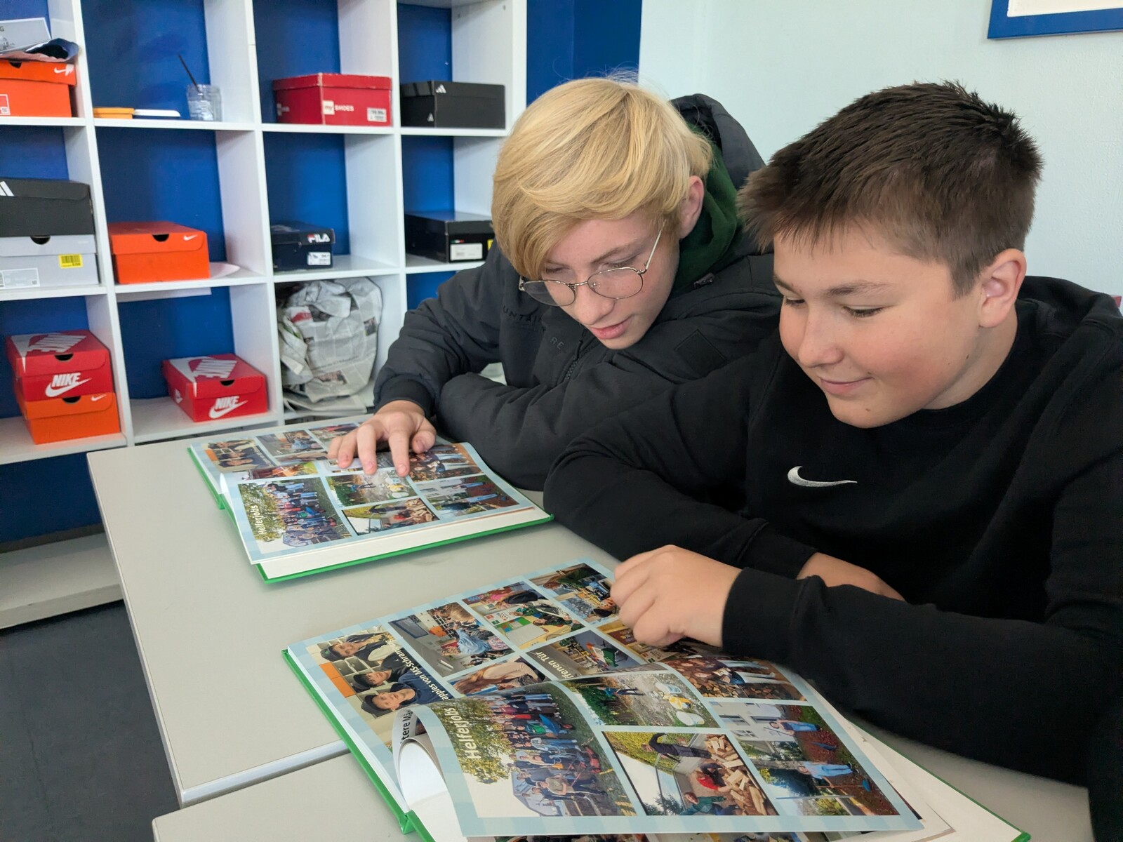 Ausgabe der Fotobücher
