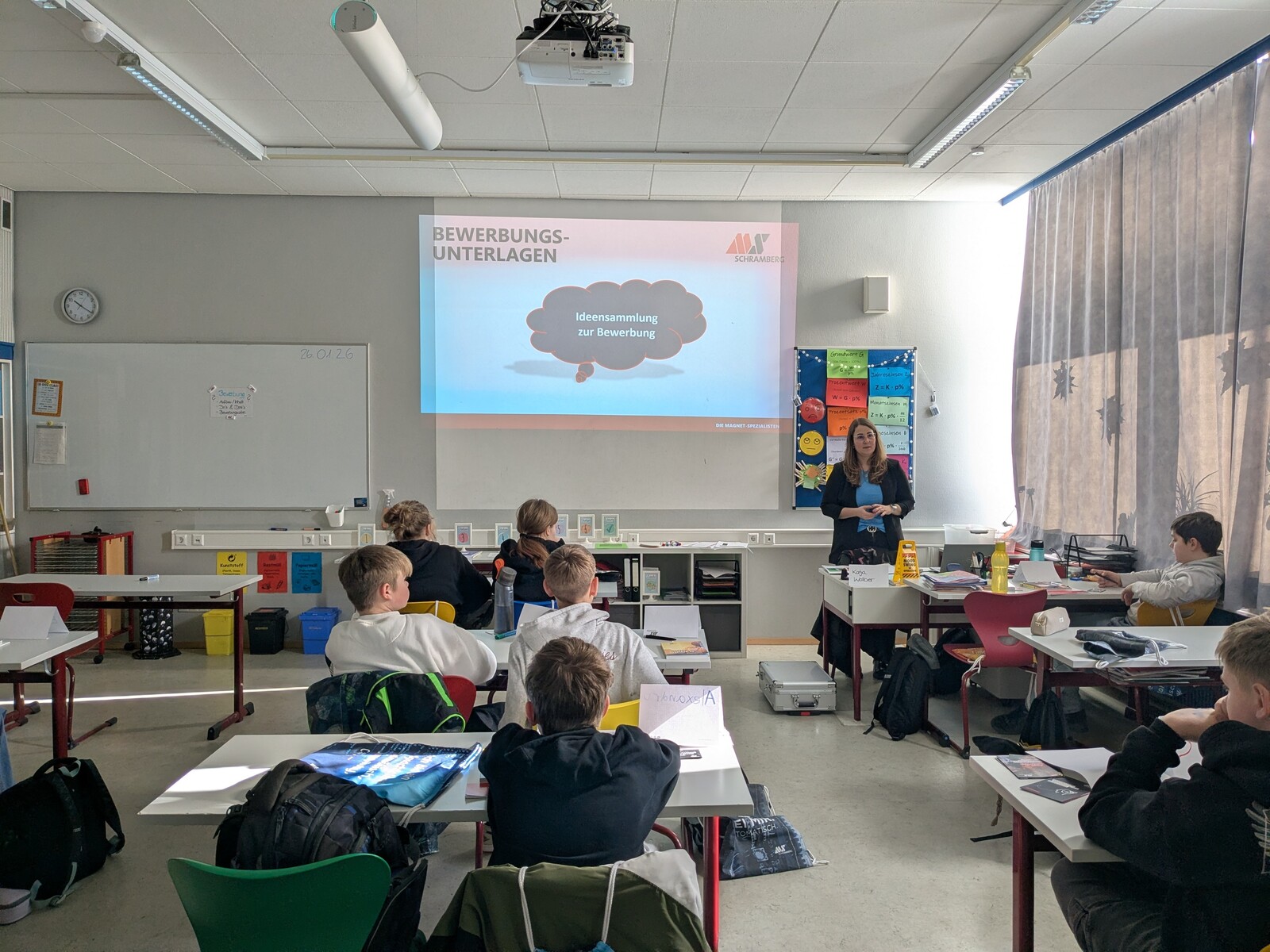 Bewerbertraining in Klassenstufe 8
