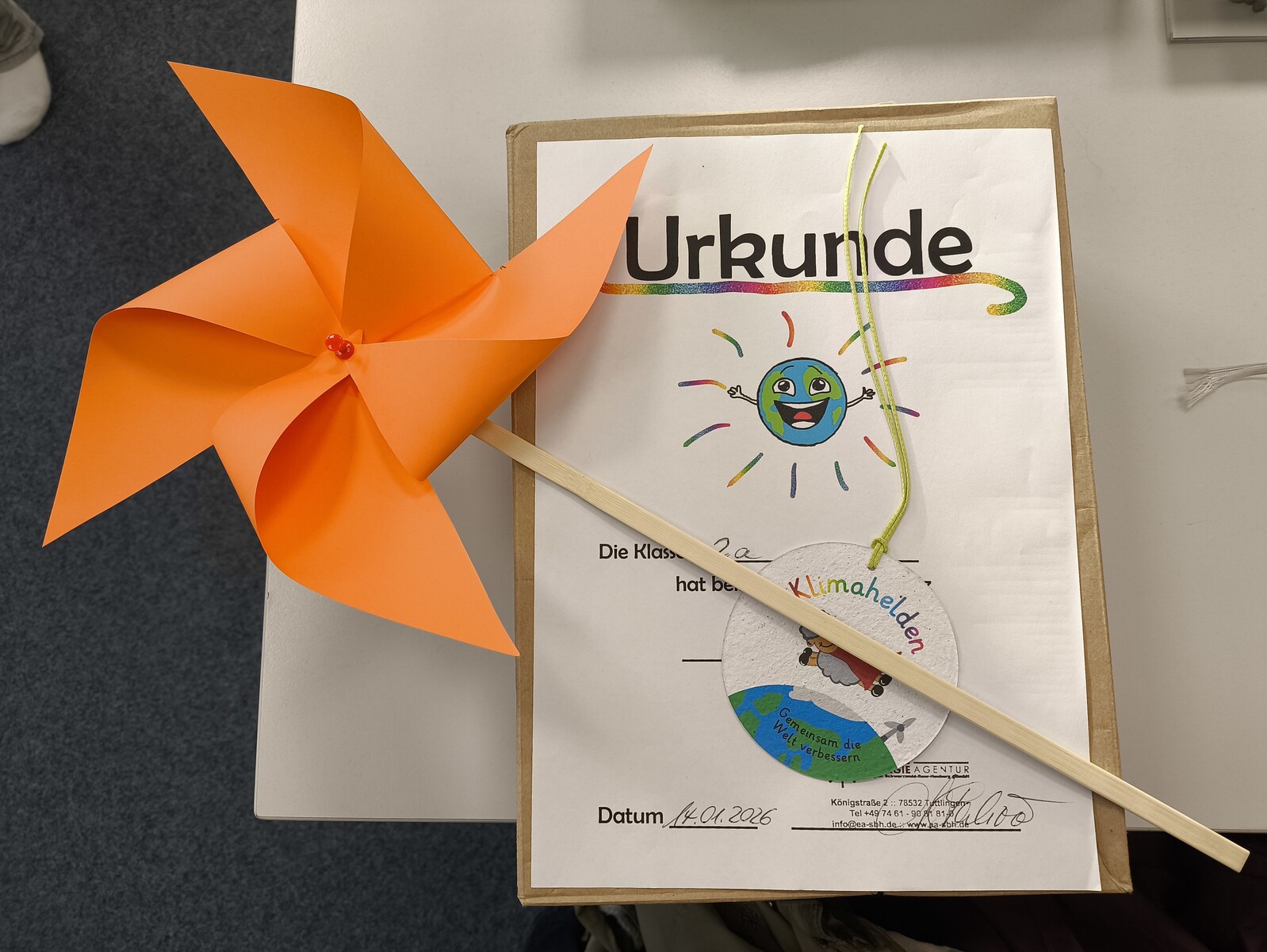 Klimaschutzprojekt in Klasse 2
