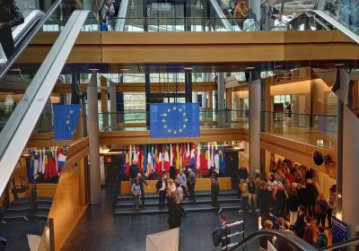 Medienbereich des Europaparlaments