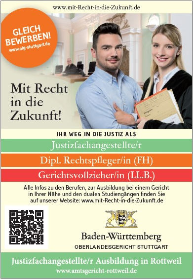 Flyer Justizfachangestellter