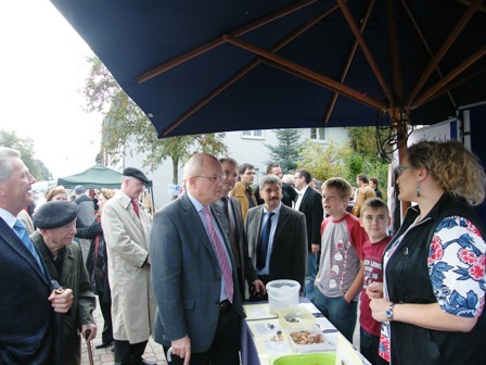 prominenter Besuch: Volker Kauder