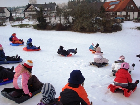 Gemeinsam im Schnee