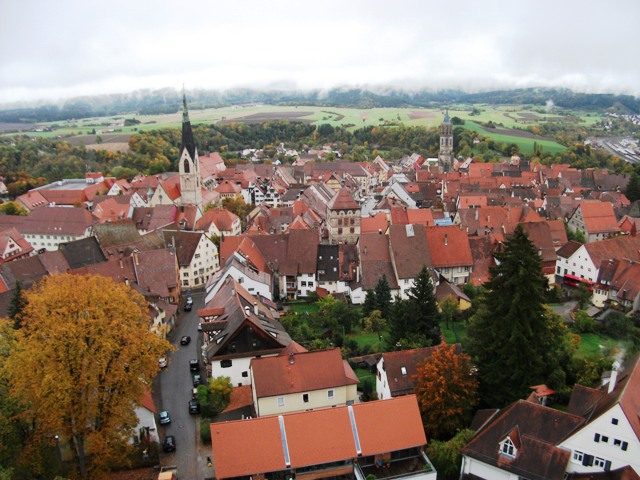 Blick auf Rottweils Dächer