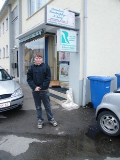 Philpp bei der Sozialstation König