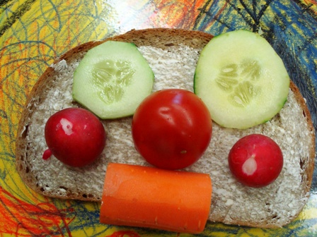 Pausenbrot Smiley